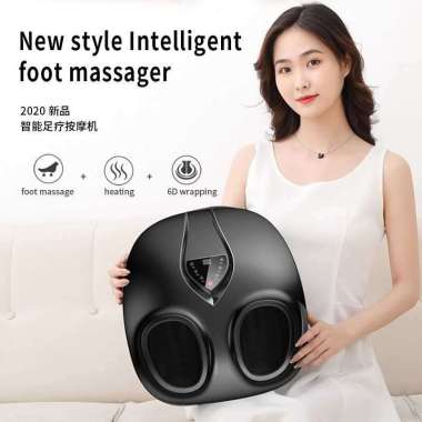 Foot Massager Reflexology Alat Pijat Kaki Elektrik Hitam