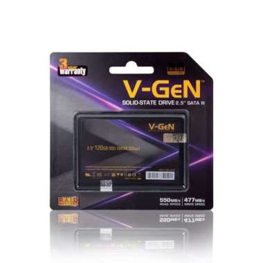 Hard Disk 2.5 SSD V-Gen 120GB Regular SATA 3 Hardisk Komputer Laptop