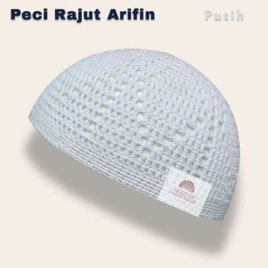 Harga Peci Putih Rajut Tebal Terbaru 