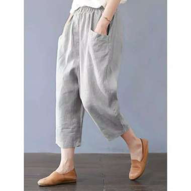 Harga Linen Crop Pants Terbaru Mei 2022 