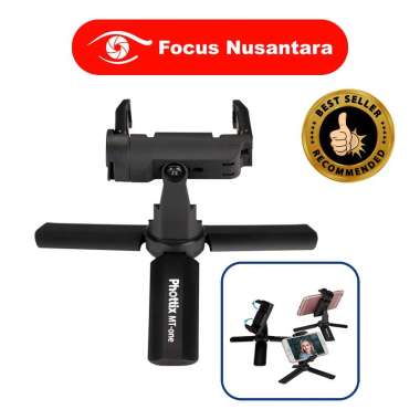 FOCUS NUSANTARA - Phottix MT-One Smartphone Tripod Kit BLACK