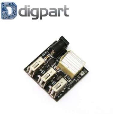 Charger DC-DC 9V/12V To 5V 8A 3 USB Power Bank Aki Mobil Motor