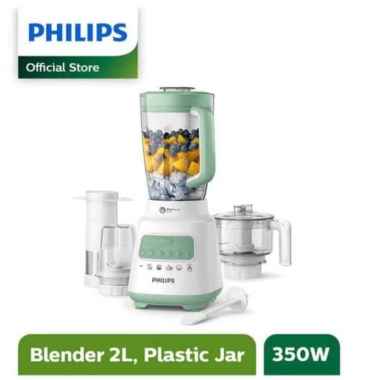 PHILIPS BLENDER HR2223 / HR-2223 / HR 2223 (PLASTIK / 2 LITER) GARANSI RESMI HIJAU