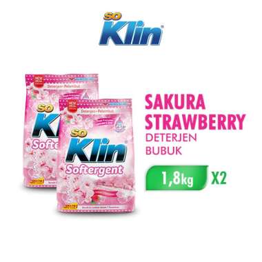 Promo Harga So Klin Softergent Soft Sakura 1800 gr - Blibli