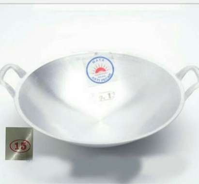 Wajan Kuali Penggorengan Aluminium No.15 100 % ORIGINAL Multicolor