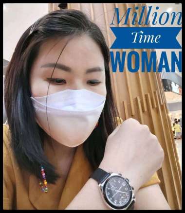 Jam Tangan Kesehatan Wanita Million Time Woman MGI MGI hitam