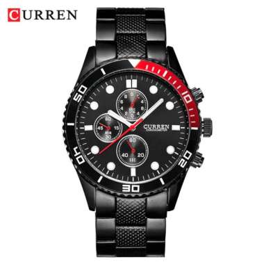 Jam Tangan Pria Curren 8028 Analog Chronograph Stainless Steel