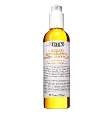 Kiehl's Calendula Deep Cleansing Foaming Face Wash 230ml - Pembersih wajah pria / sabun muka berminy