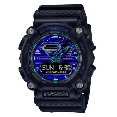 Casio G-SHOCK GA-900VB-1ADR Jam Tangan Pria Analog Digital GA900 Biru