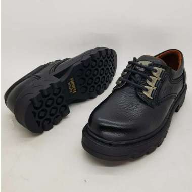 Sepatu Finotti 97511 Sepatu Boot Pendek Klasik Fashion Pria Berkualias Premium Kulit Asli Terlaris 41 hitam