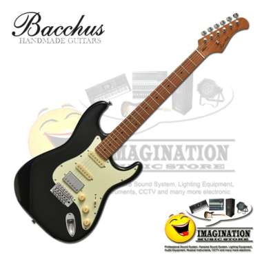 Bacchus BST-2-RSM/M Black Roasted Maple Series Stratocaster Model