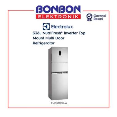 Electrolux Kulkas 3 Pintu EME3700H-A Inverter Nutrifresh 336L