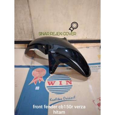 spakbor depan / front fender cb150r verza hitam merk win