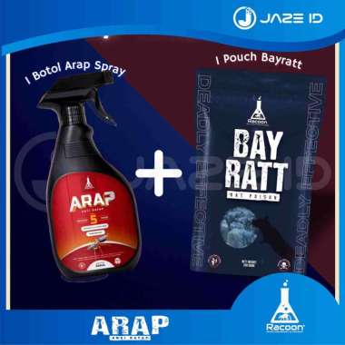 Racoon Racun Tikus BAYRATT dan Racun Rayap ARAP Spray Combo