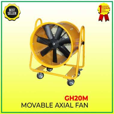 Portable Ventilator Kipas Blower Axial Fan 20" (500 mm) Inch 1.5 Kw - GH20M