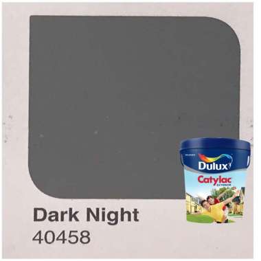 Cat Tembok Luar Dulux Catylac Exterior 5kg Dark Night