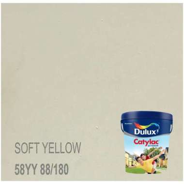 Cat Tembok Luar Dulux Catylac Exterior 5kg Soft Yellow