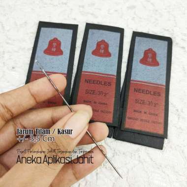 12 BIJI JARUM KASUR / JARUM TILAM CAP LONCENG MERAH +/- 3,5 CM