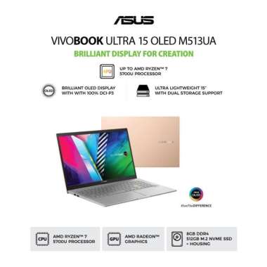 ASUS M513UA-OLED551/OLED552/OLED553 [RYZEN 5 5500U | 8GB | 512GB SSD | 15.6"FHD | W1O+OHS 2019] HEAR