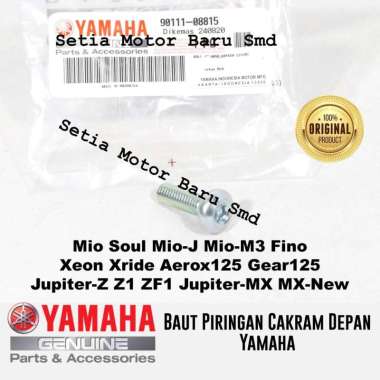 Baut Piringan Cakram Depan Mio Soul M3 Xeon Xride Jupiter Z Z1 Mx MxNew GT 125 Asli Original Yamaha