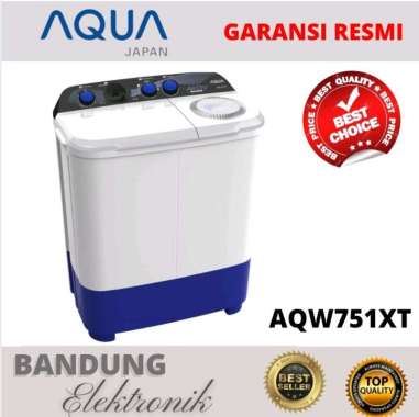 Mesin cuci AQUA AQW751XT mesin cuci 2 tabung 7 kg
