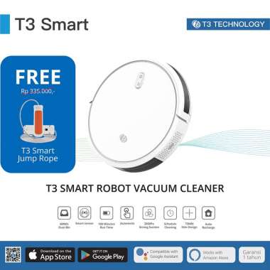 T3 Smart Robot Vacuum Cleaner Penghisap Debu Pintar
