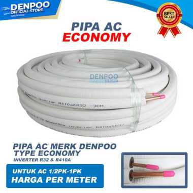 PIPA AC DENPOO ECONOMY (1/2PK-1PK) PER METER