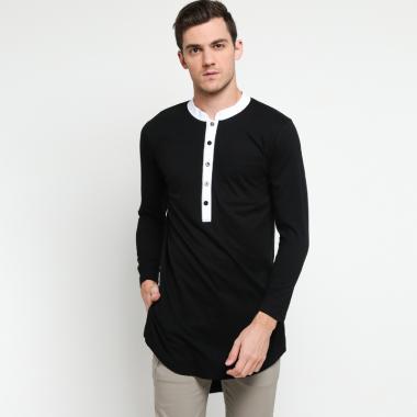 VM Gamis Panjang Baju Koko Pria [Size Jumbo] XL Hitam