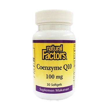 Natural Factors Coenzyme Q10 Suplemen [100 mg/ 30 Capsul]