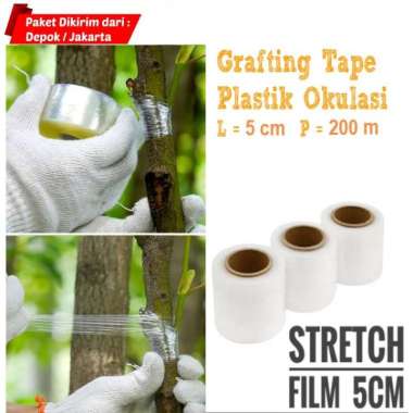 Grafting Tape Plastik Okulasi Sambung Pucuk