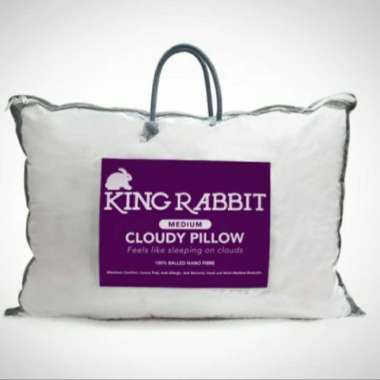 King Rabbit Cloudy Pillow Soft Nano Fiber / Bantal Kepala Uk. 50x70 cm ORIGINAL 100 % Multicolor