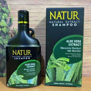 Natur Shampoo - Natur Natural Extract Shampoo Aloe Vera - 140ml