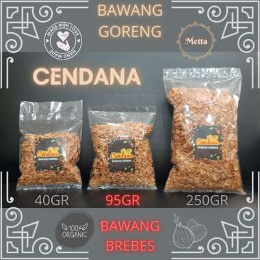 Bawang Goreng CENDANA 95 Gram - BAWANG ASLI BREBES 100% MURNI