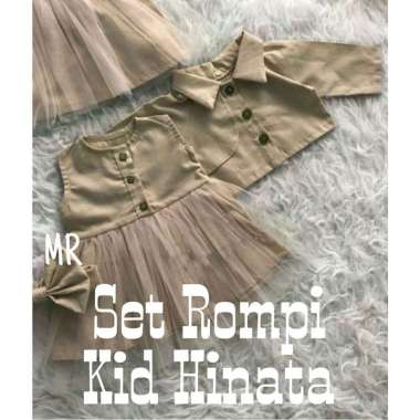 SETELAN ROMPI HINATA ANAK 2-4TH mR setelan baju anak bayi gamis tutu anak setelan blazer anak baju p