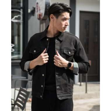 Jual Jacket Denim Black Terbaru 