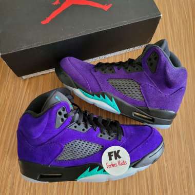 Air Jordan 5 Retro Alternate Grape || purple what the red bulls raging