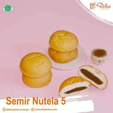 Roti Basah Semir Nutella 5 Dika Bakery