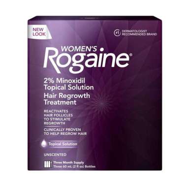 Rogaine Women's 2% Minoxidil Penyubur Rambut [60 mL/ 3 pcs]