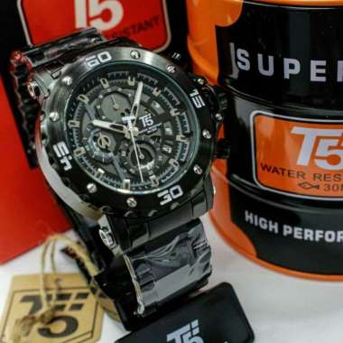 ORIGINAL PROMO T5 H 3760 jam tangan pria original T5 H 3760 sporty crono aktif / T5 H 3702 Full hita