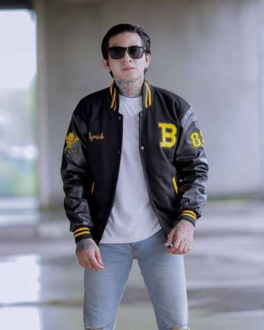 Jual Jaket Varsity Baseball Bordir 
