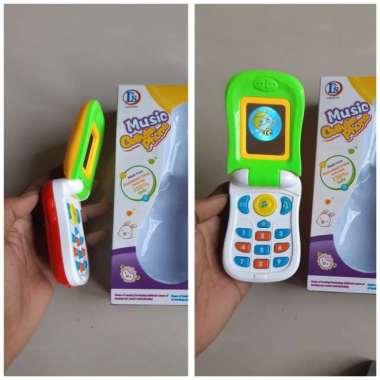 harga MAINAN MUSIC CELLULAR PHONE HANDPHONE ANAK BAYI EDUKATIF MUSIK BATERAI Blibli.com