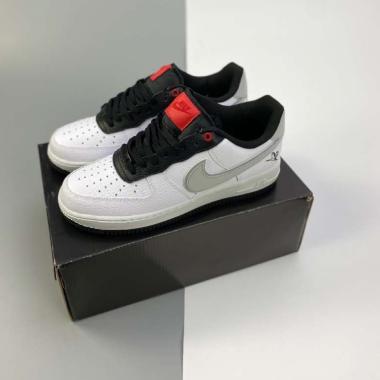 air force 1 lv8 black and red