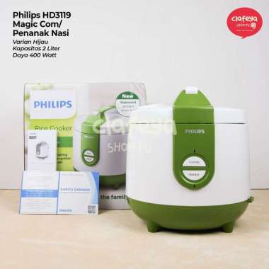 Phillips HD-3119 Magic Com Philips HD-3119 Rice Cooker Phillips HD-3119 green
