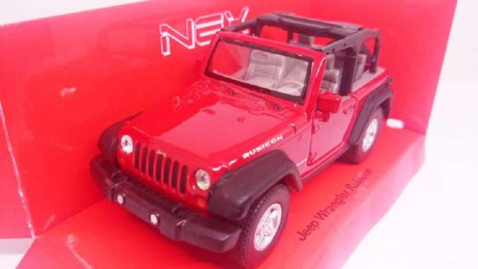 Koleksi Diecast Miniatur Mobil Jeep Wrangler Rubicon