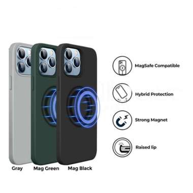 Case iPhone 13 Pro Max Mini ESR Cloud HaloLock TPU Soft Magsafe Casing iPhone 13 Gray
