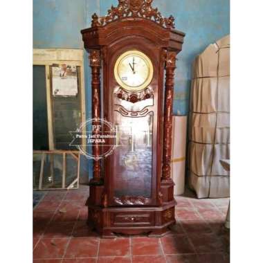 Furniture Jepara Jam Hias Pajangan Ukir Kayu Jati