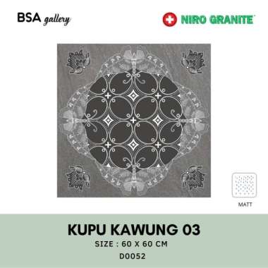 NIRO GRANITE KUPU KAWUNG 60X60 / DINDING LANTAI GRANIT TAMAN
