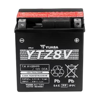 Yuasa YTZ8-V MF Aki Motor [Gratis Pengiriman & Pemasangan]