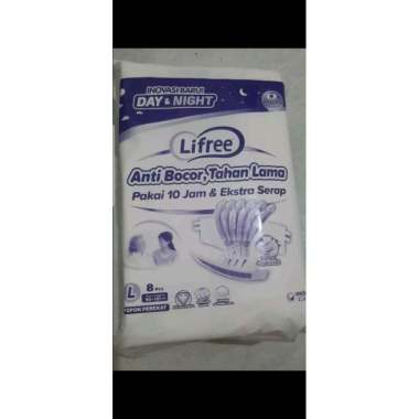 Lifree Popok Perekat L8 / Lifree Popok Dewasa Perekat L8 / Lifree Perekat L8