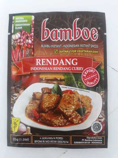 BAMBOE Bumbu Rendang Instan 35 Gr